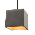 Cement Look Pendant Lights Industrial Style Unique Ceiling Light