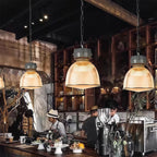 Industrial Style Pendant Lighting Gray Aluminum Ceiling Light