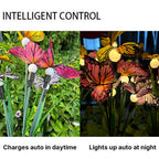 6 PCS Butterfly Solar Garden Lights Six-Head Lawn Stake Light