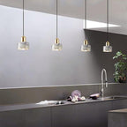 Nordic Ceramic Pendant Lighting Marble Metal Ceiling Lights