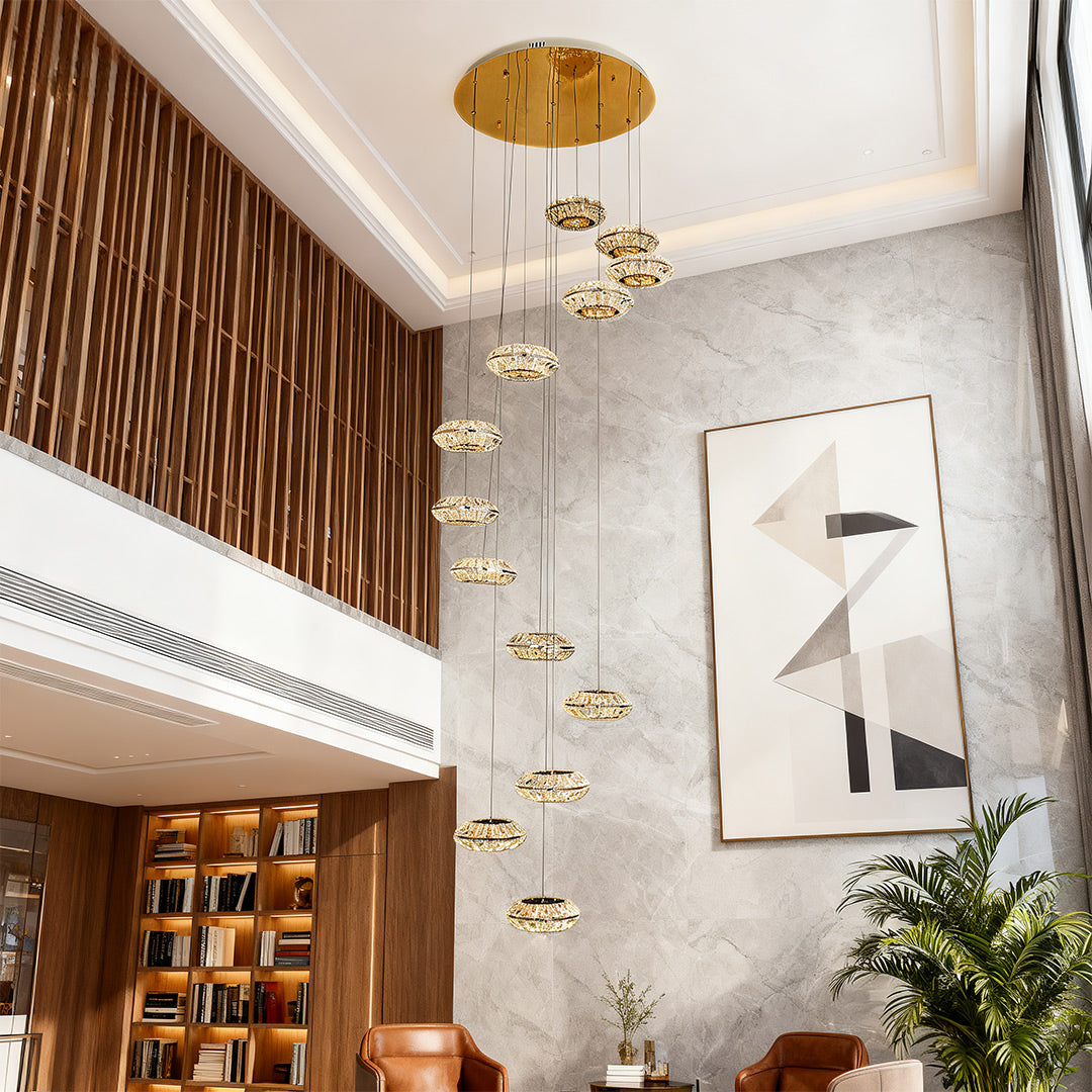Italian Style Chandeliers Duplex Luxury Ceiling Lights