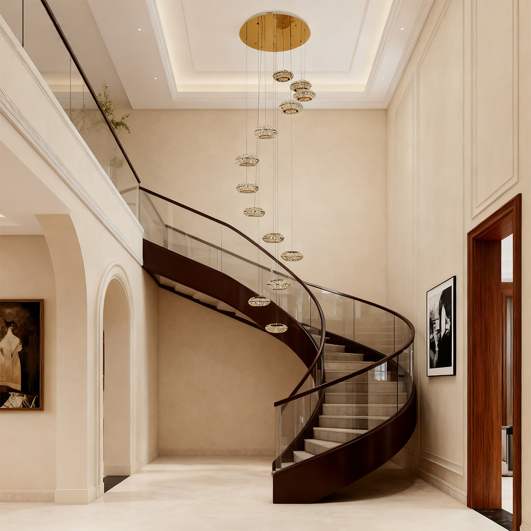 Italian Style Chandeliers Duplex Luxury Ceiling Lights