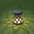 Stool Waterproof LED Aluminum Black Modern Outdoor Light Lanterns Lawn Lamp