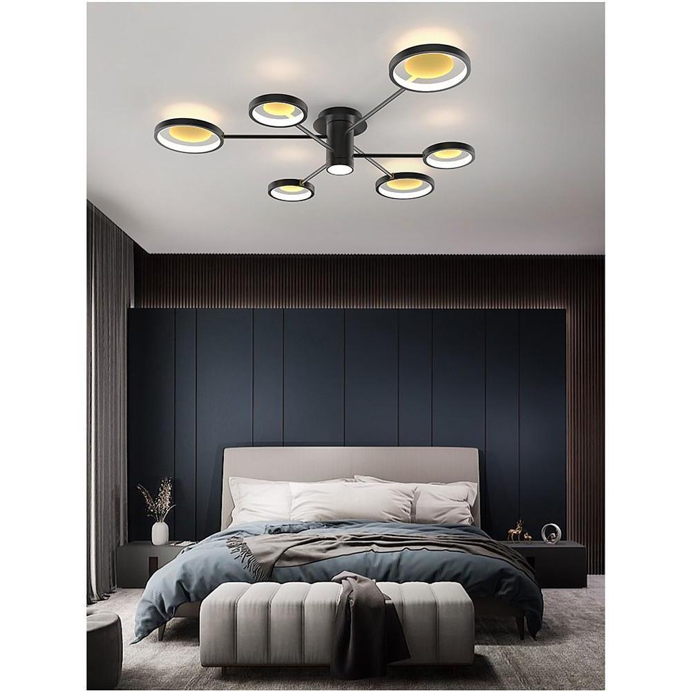 Modern Ring Ceiling Light Satellite-Style Sculptural LED Light