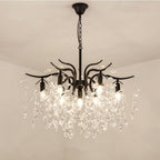Antique Crystal 7-light LED Artistic Chandeliers Kitchen Island Lighting