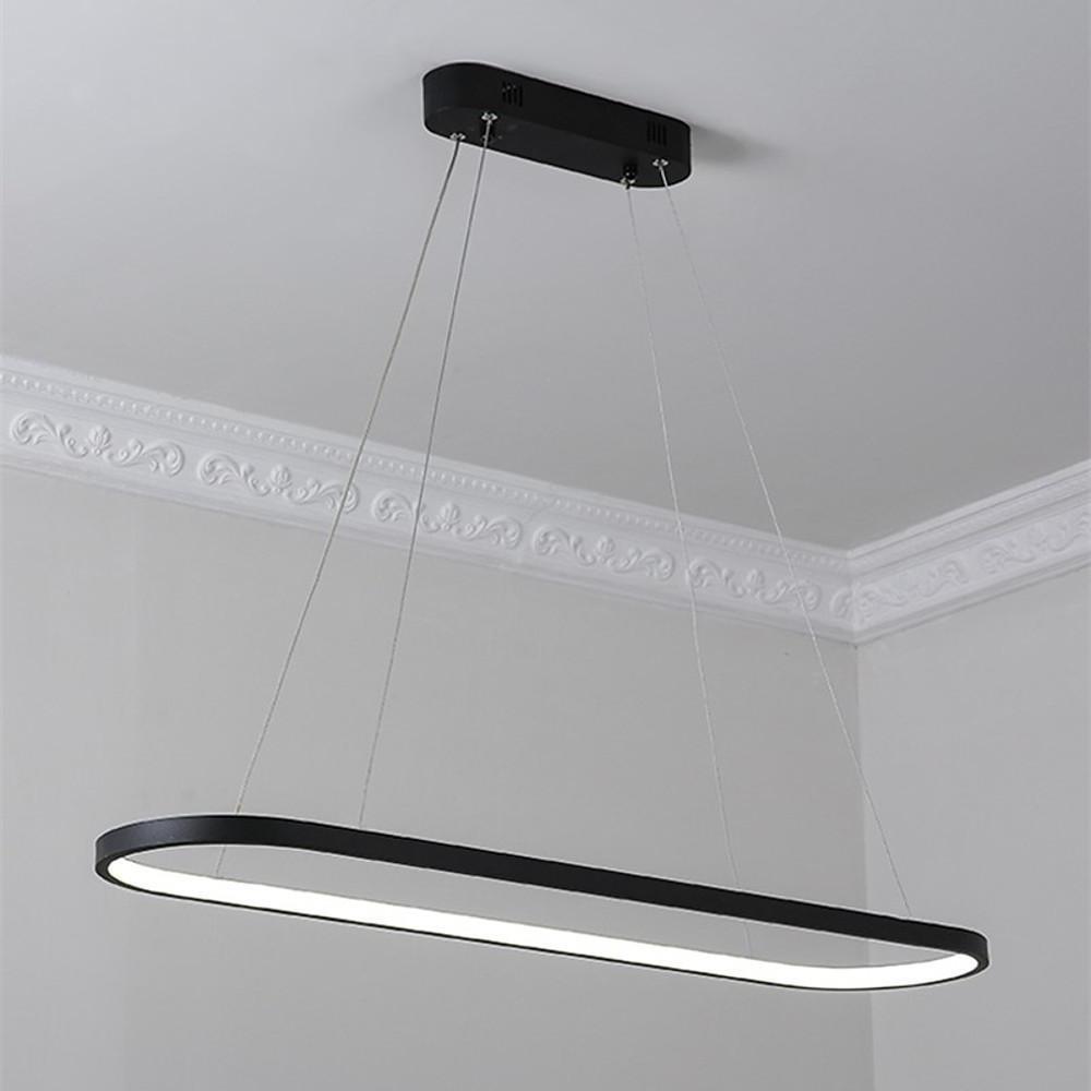 Rounded Rectangle Pendant Lights for Kitchen Acrylic Pendant Lighting