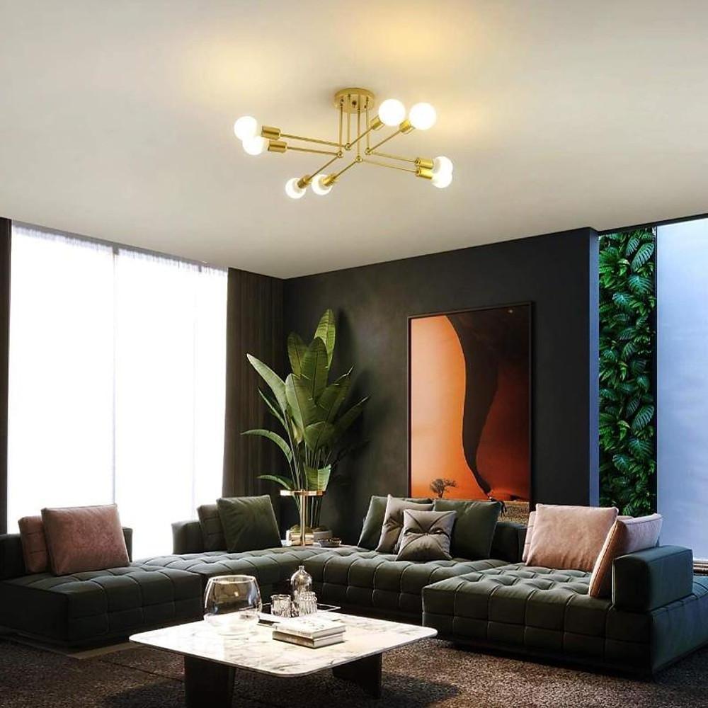 8-light LED Modern Sputnik Chandelier Ceiling Lights Pendant Lighting