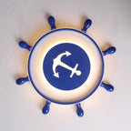 Anchor Insignia Flush Mount Ceiling Light Novelty LED Light