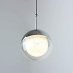 Mini Globe Cluster Design Chandelier Light Metal Acrylic Ceiling Light 6 Bulbs