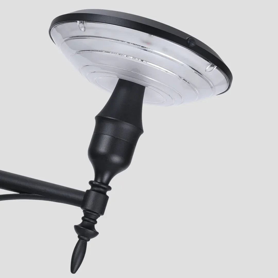 Lamp Post Lighting Modern Double or Triple Head Outdoor Lamp