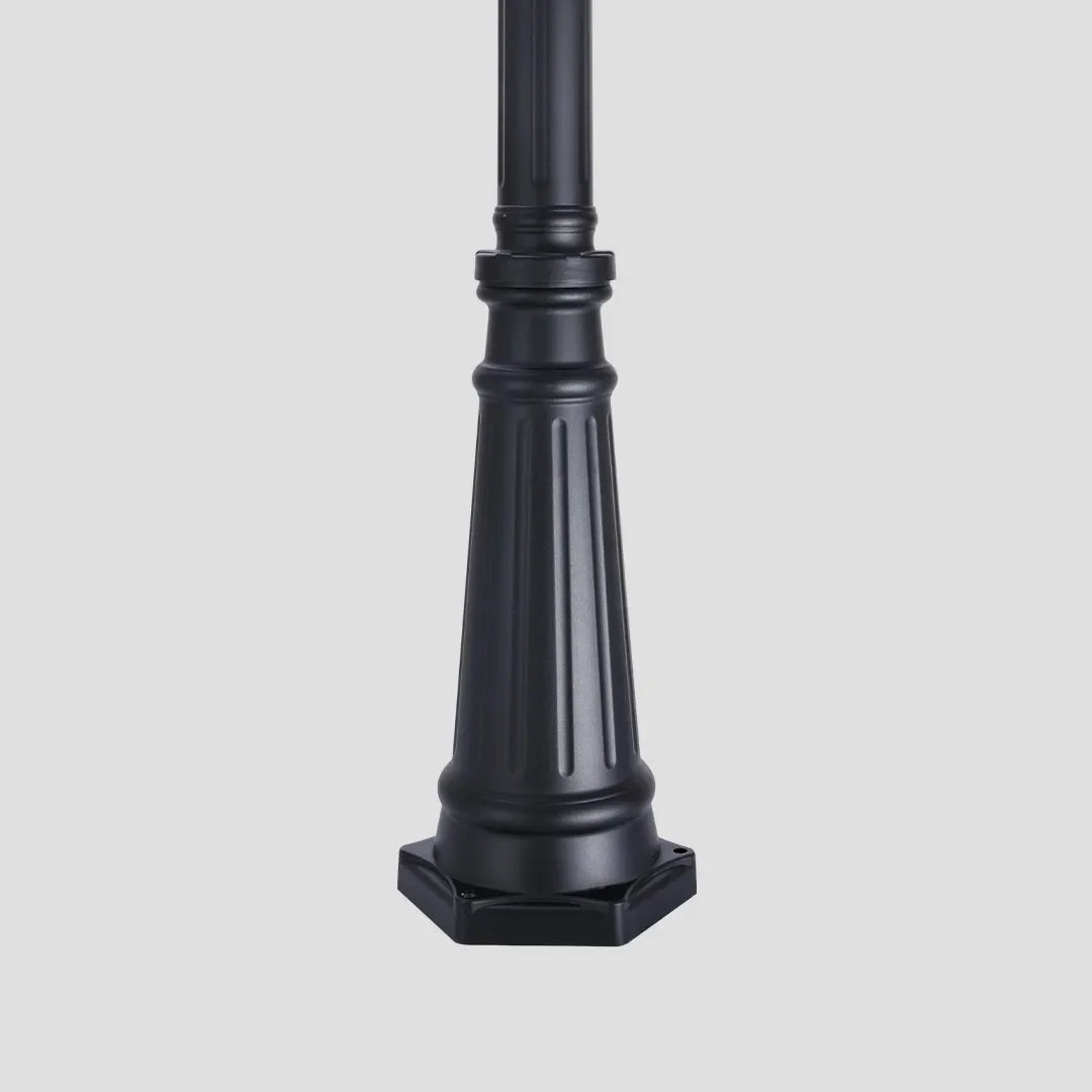 Lamp Post Lighting Modern Double or Triple Head Outdoor Lamp
