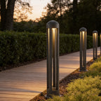 Landscape Bollard Lights Minimalist Four-Post LED Outdoor Light