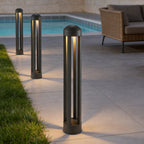 Landscape Bollard Lights Minimalist Four-Post LED Outdoor Light