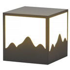 Square Outdoor Lights Simple Geometry Waterproof LED Light
