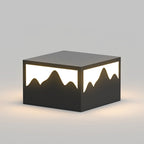 Square Outdoor Lights Simple Geometry Waterproof LED Light