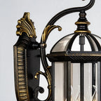 2 PCS Lantern Style Outdoor Wall Lights European Vintage Light