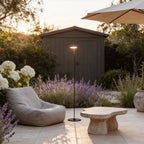 Black Lamp Floor Outdoor Garden Waterproof Modern Minimalist Lamp