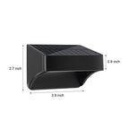4 PCS Solar Outdoor Wall Lights Dusk to Dawn Waterproof Ambient Light