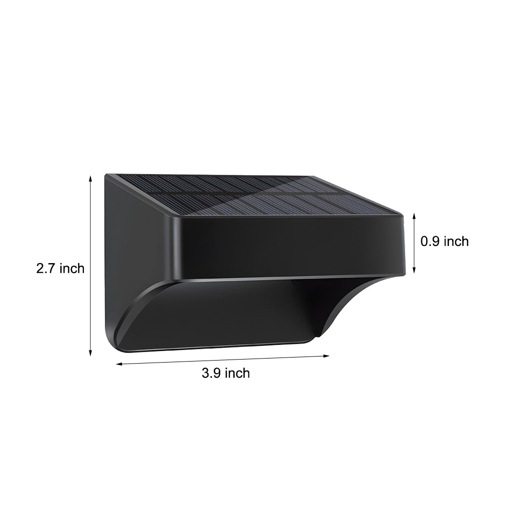 4 PCS Solar Outdoor Wall Lights Dusk to Dawn Waterproof Ambient Light