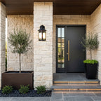 Black Exterior Wall Light LED Vintage American Waterproof Light