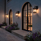 Black Exterior Wall Light LED Vintage American Waterproof Light