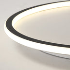 LED Circle Ceiling Lamp Simple Acrylic Metal Light