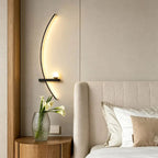 LED Curved Wall Light Modern Elegant Fixture for Home and Living Room