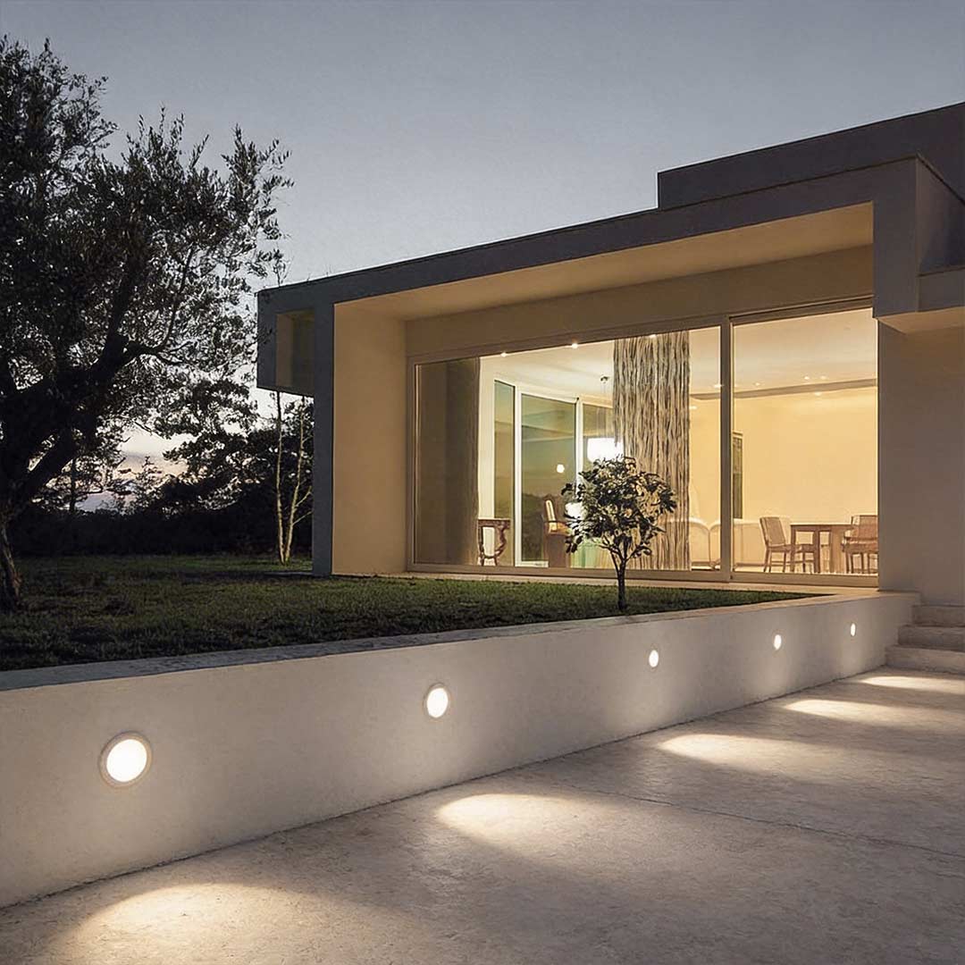 LED Ground Lights Outdoor White Stainless Steel LED Deck Light