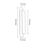 Outdoor Wall Lights Modern Minimalist Waterproof Garden Light