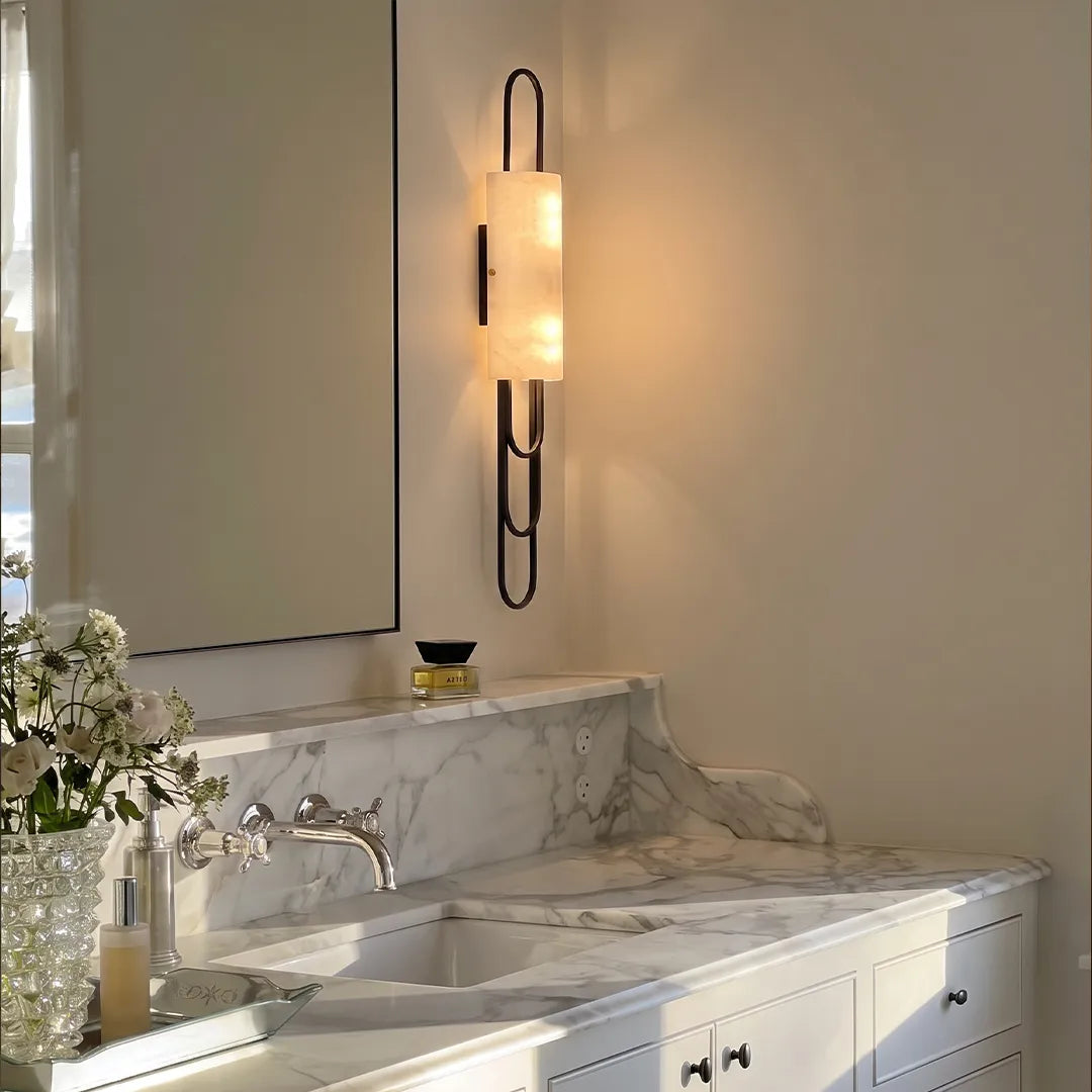LED Modern Wall Sconce Creative Marble Bedside Light