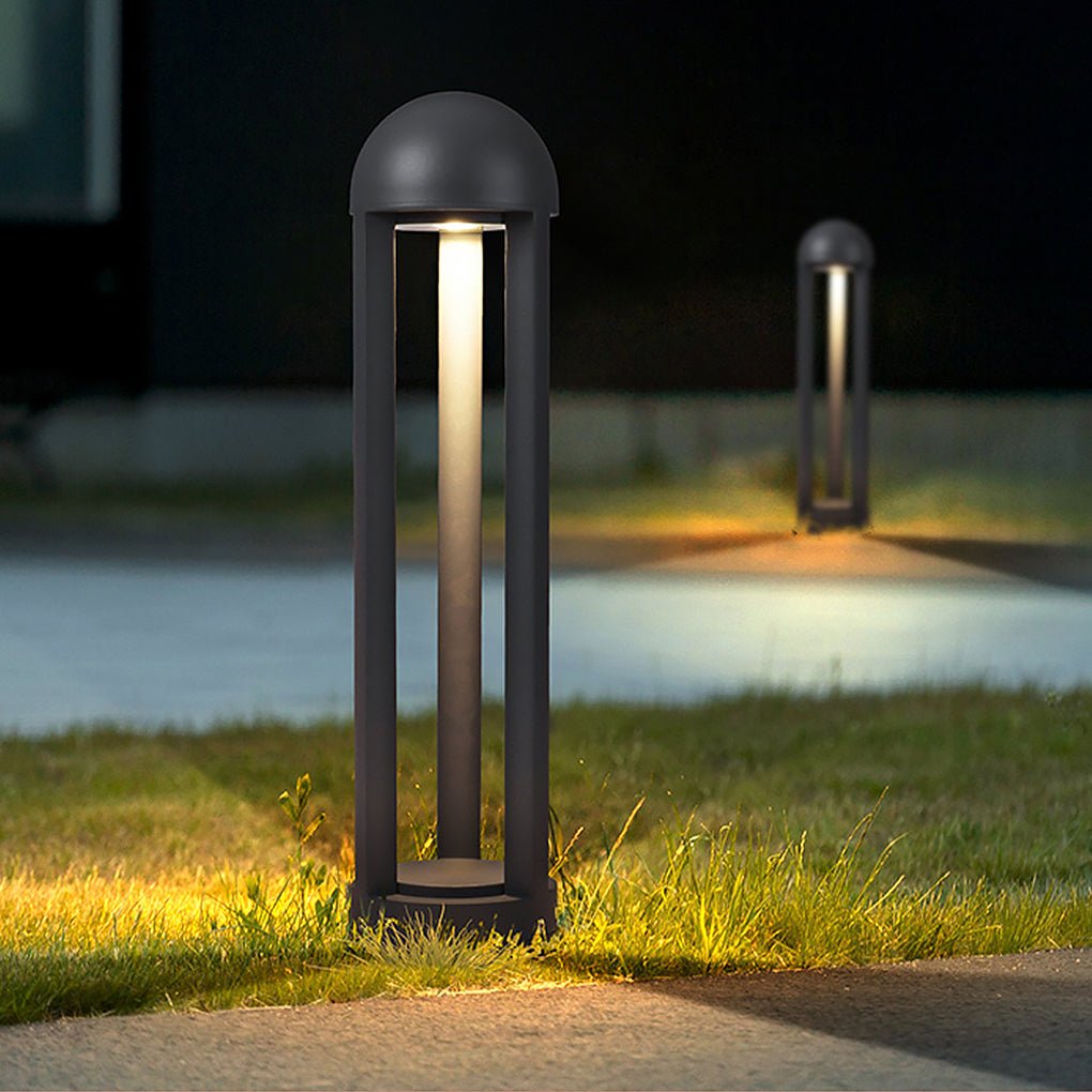 Stylish LED Outdoor Waterproof Lawn Light with Decorative Columns