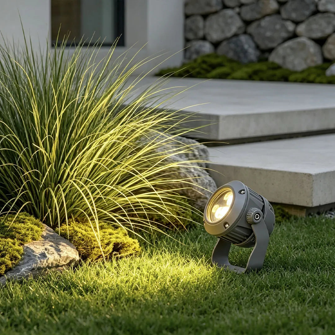 Tree Spotlight Modern Gray Outdoor Landscape Light