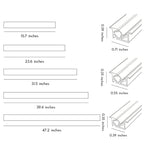 LED Undercabinet Lighting Recessed 45° LED Cabinet Light