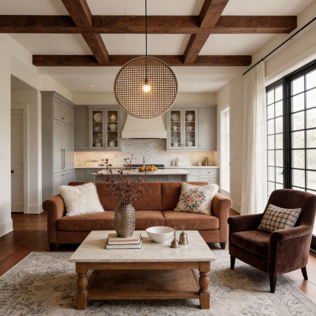 Decorative Pendant Lighting Japanese Vintage Ceiling Light