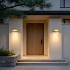 2 PCS Outdoor Wall Mounted Solar Lights Garden Motion Sensor Light