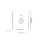 【2 PCS】Lights for Indoor Steps Round Motion Sensor Recessed Light