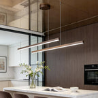 Linear Pendant Light Fixtures Modern Country Style Light