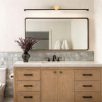 Linear Vanity Light Bar Dual-Color Bathroom Metal Light