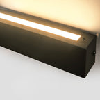 Linear Wall Sconces and Spotlight for TV Background