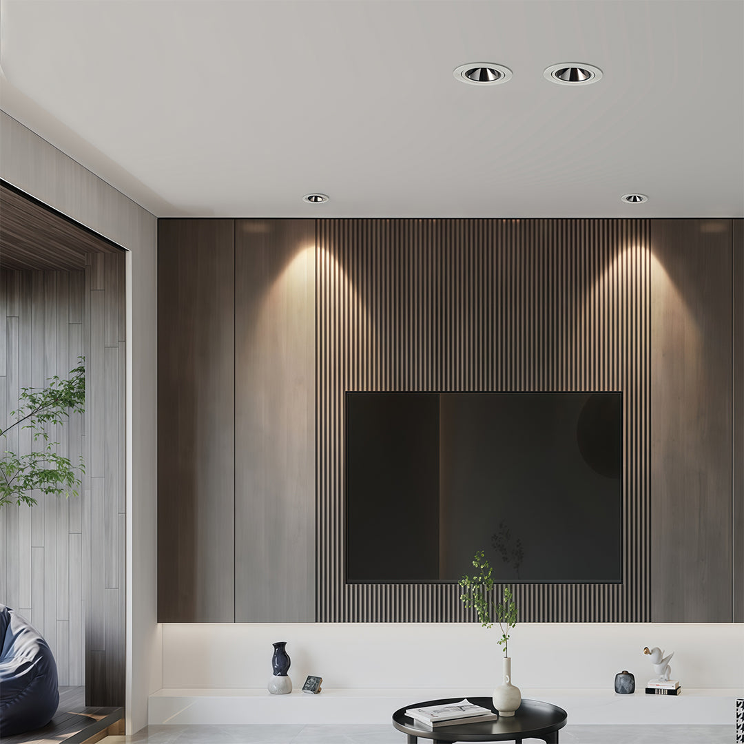 Directional Recessed Downlight Full-Spectrum LED Light