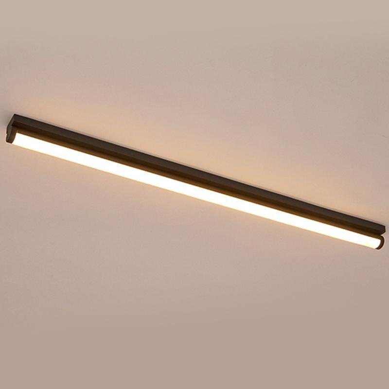 Long Strip Ceiling Light LED Modern White Aluminum Light