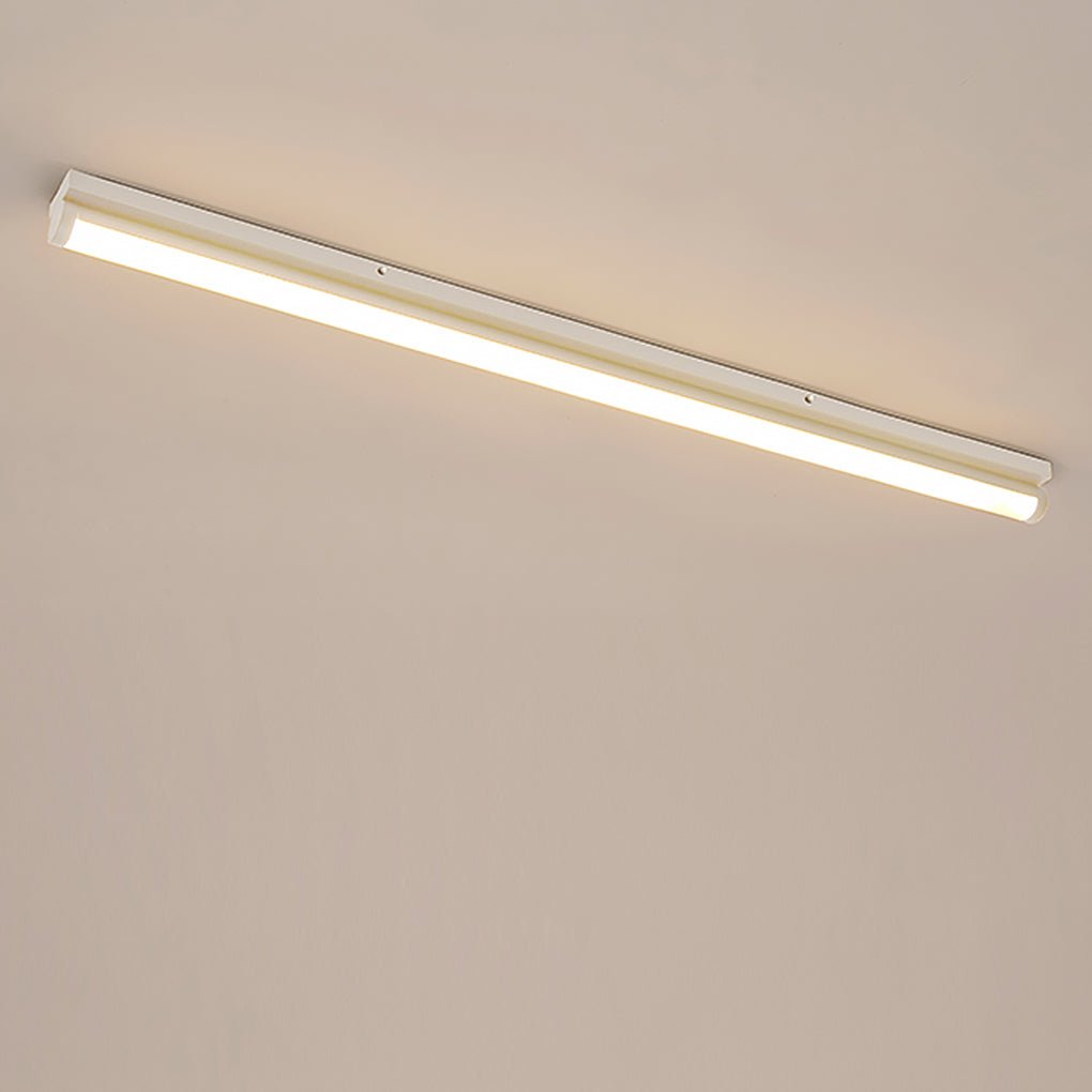 Long Strip Ceiling Light LED Modern White Aluminum Light