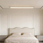 Long Strip Ceiling Light LED Modern White Aluminum Light