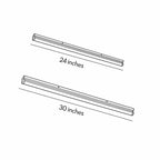Long Strip Ceiling Light LED Modern White Aluminum Light