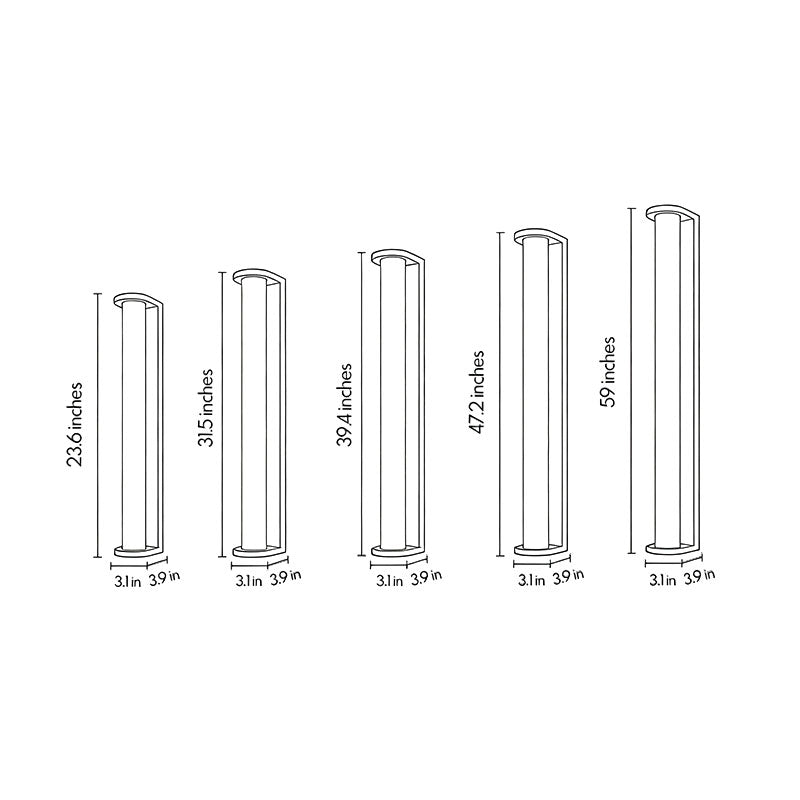 Long Wall Sconce Lighting Modern Waterproof LED Light