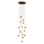 Magic Cube Crystal Staircase Chandelier