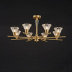 Scandinavian Style 6/8-Light Copper Pendant Ceiling Light