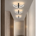 Squares Reflective Gold Flush Mount Light LED Ceiling Light