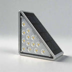 Solar Powered Lights for Steps Modern Waterproof Triangle Ladder Light