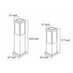 Mainstays Bollard Pathway Light Industrial Solar Waterproof Light